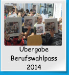 Übergabe Berufswahlpass 2014