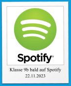 Klasse 9b bald auf Spotify 22.11.2023