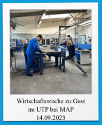 Wirtschaftswoche zu Gast im UTP bei MAP 14.09.2023