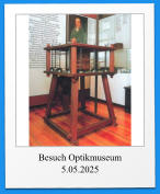 Besuch Optikmuseum 5.05.2025