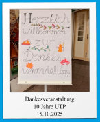 Dankesveranstaltung 10 Jahre UTP 15.10.2025