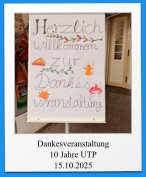 Dankesveranstaltung 10 Jahre UTP 15.10.2025