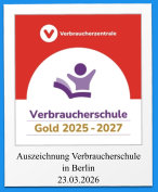 Auszeichnung Verbraucherschule in Berlin 23.03.2026