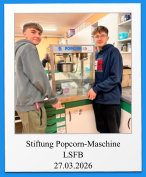 Stiftung Popcorn-Maschine LSFB 27.03.2026