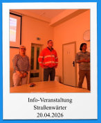 Info-Veranstaltung Straßenwärter 20.04.2026