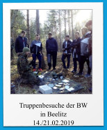 Truppenbesuche der BW in Beelitz 14./21.02.2019